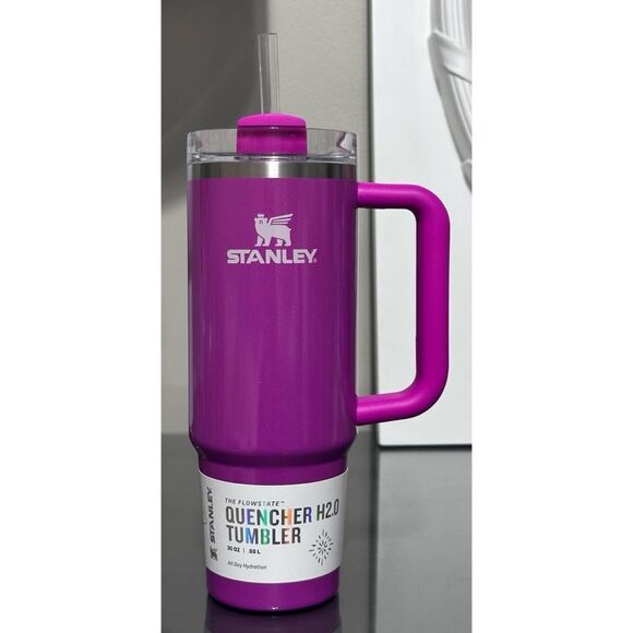 Stanley Quencher H2.0 FlowState Tumbler 30oz, PUNCH SHIMMER - Picture 1 of 4